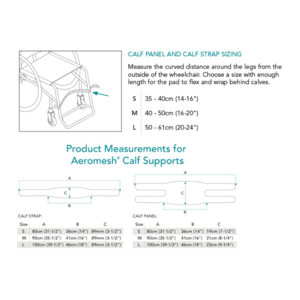 Wheelchair Accessory - Bodypoint Calf Strap Large - EQ7384
